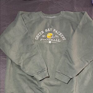 Vintage 1990s NFL Green Bay Packers Men's Crewneck Sweater - Green